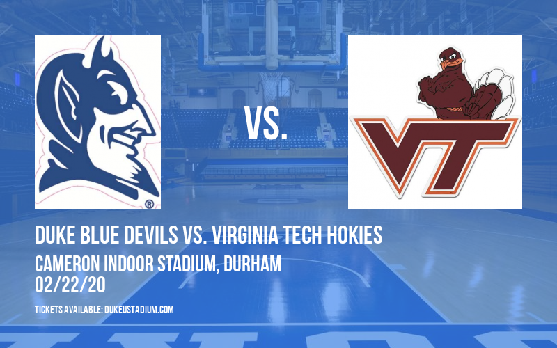 Duke Blue Devils vs. Virginia Tech Hokies at Cameron Indoor Stadium