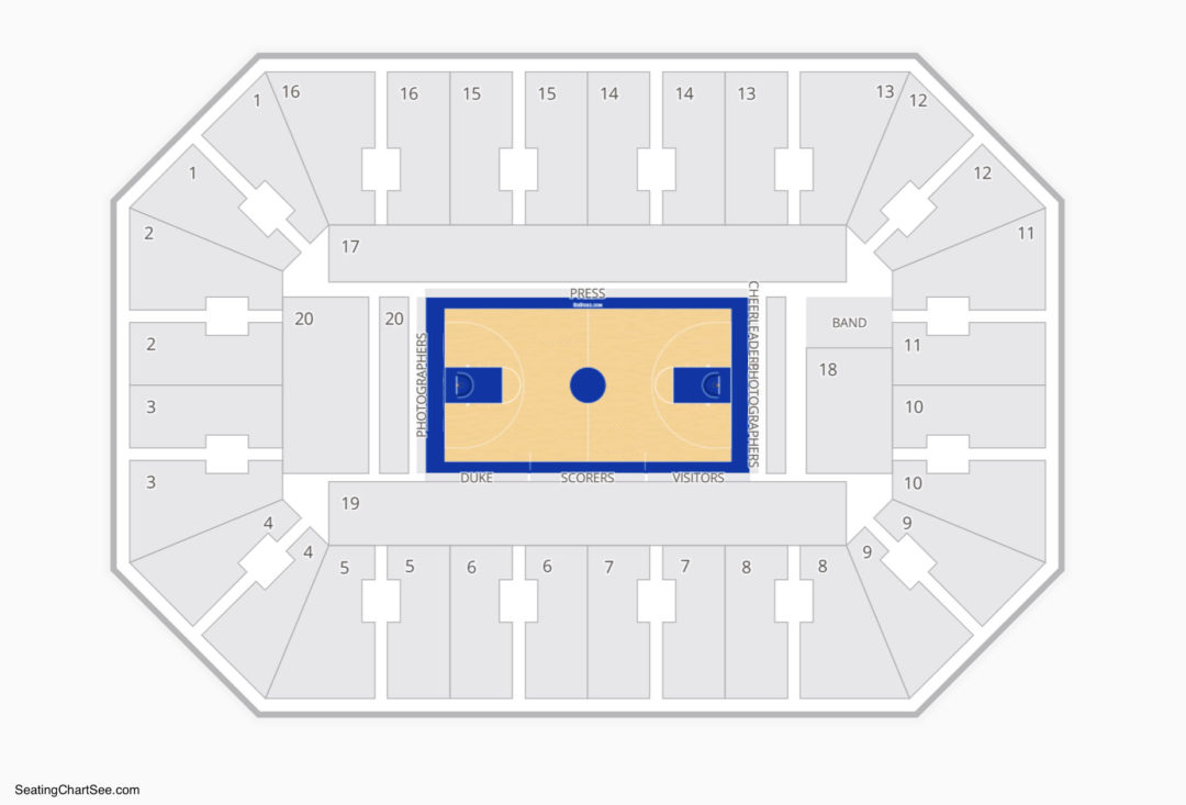 cameron indoor stadium seating chart